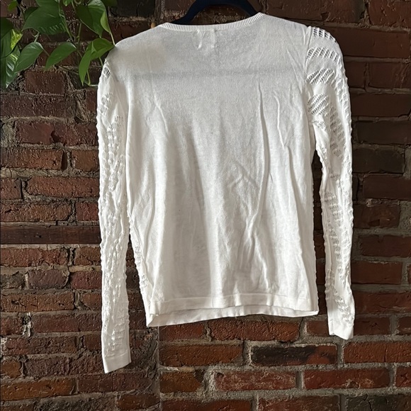 White Knit Sweater - Picture 4 of 4